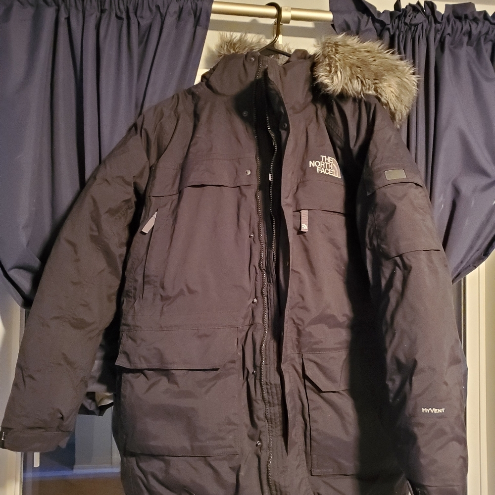 Vintage large northface puffer down winter jacket